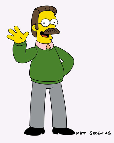 sa c ned flanders le dieu
